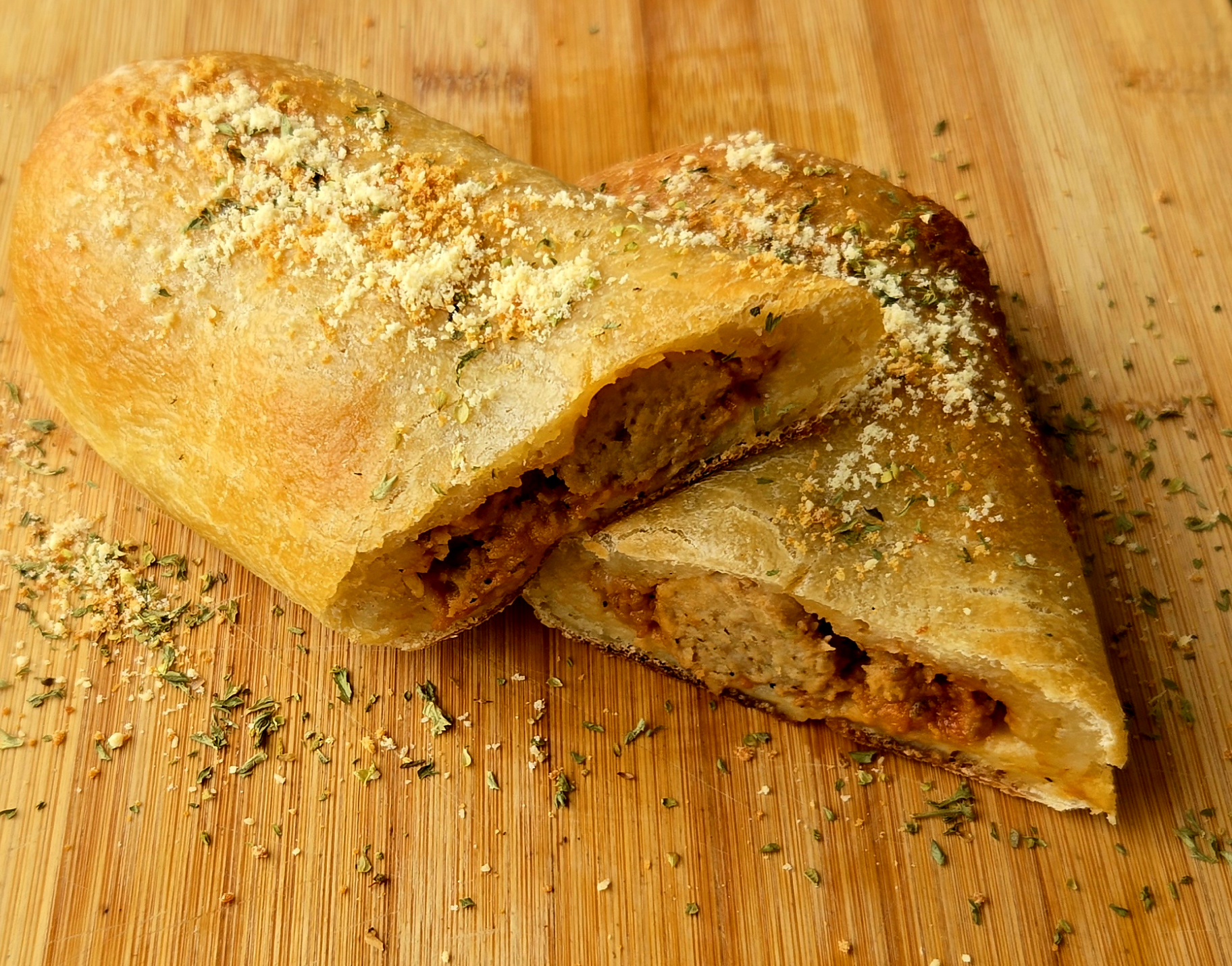 Meatball Calzone - Fast Simple and Good
